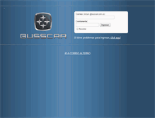 Tablet Screenshot of correo.busscar.com.co